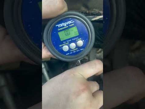 how to do a compression test on a 5.9 cummins|5.9 cummins compression tester adapter.